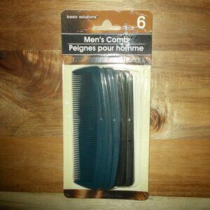 Basic Solutions Comb Set NEW Hair Mustache Beard Grooming 4 3/4 Inches
